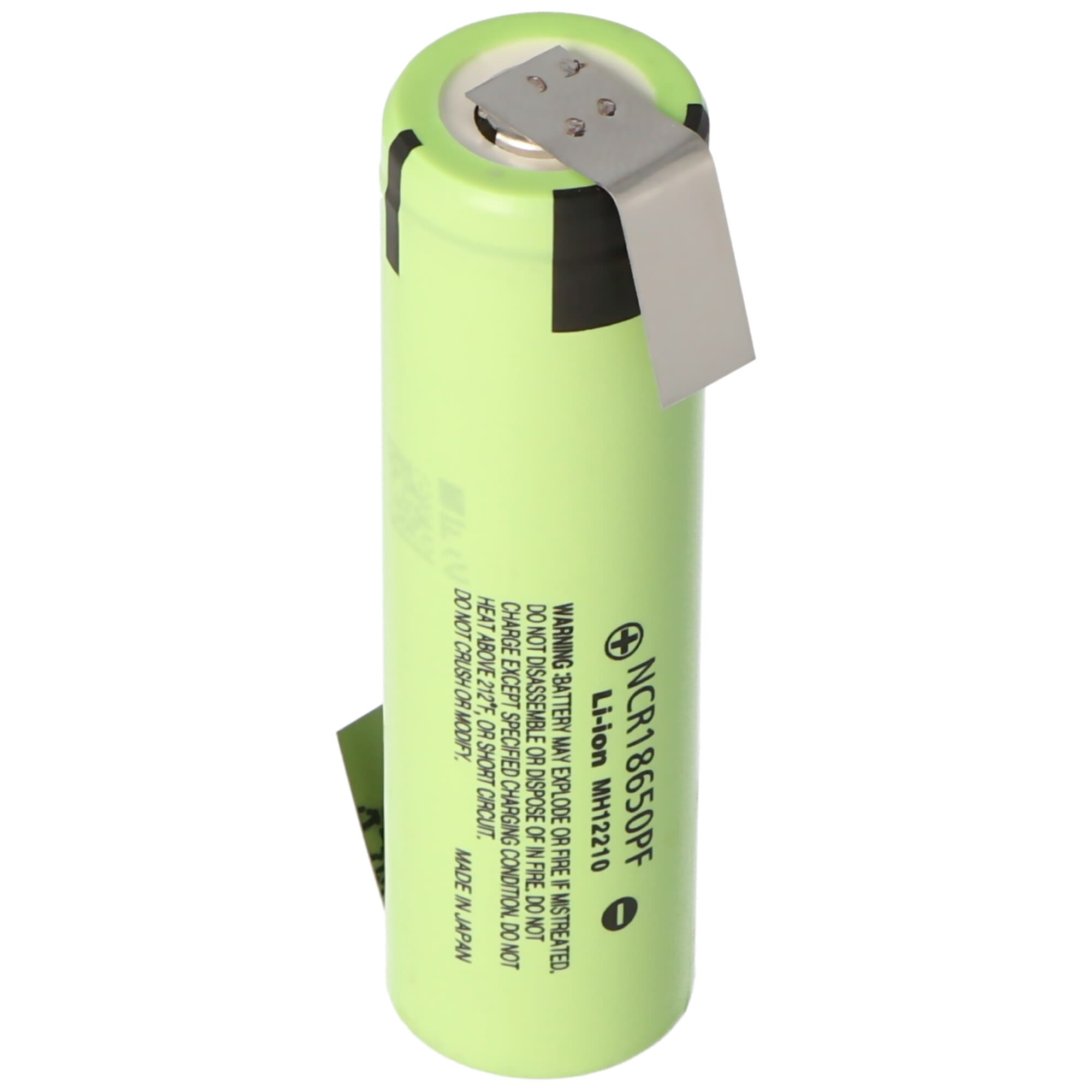 Panasonic NCR18650PF - 2900mAh, 3.7V (NCR18650PD) + étiquette de soudure Z