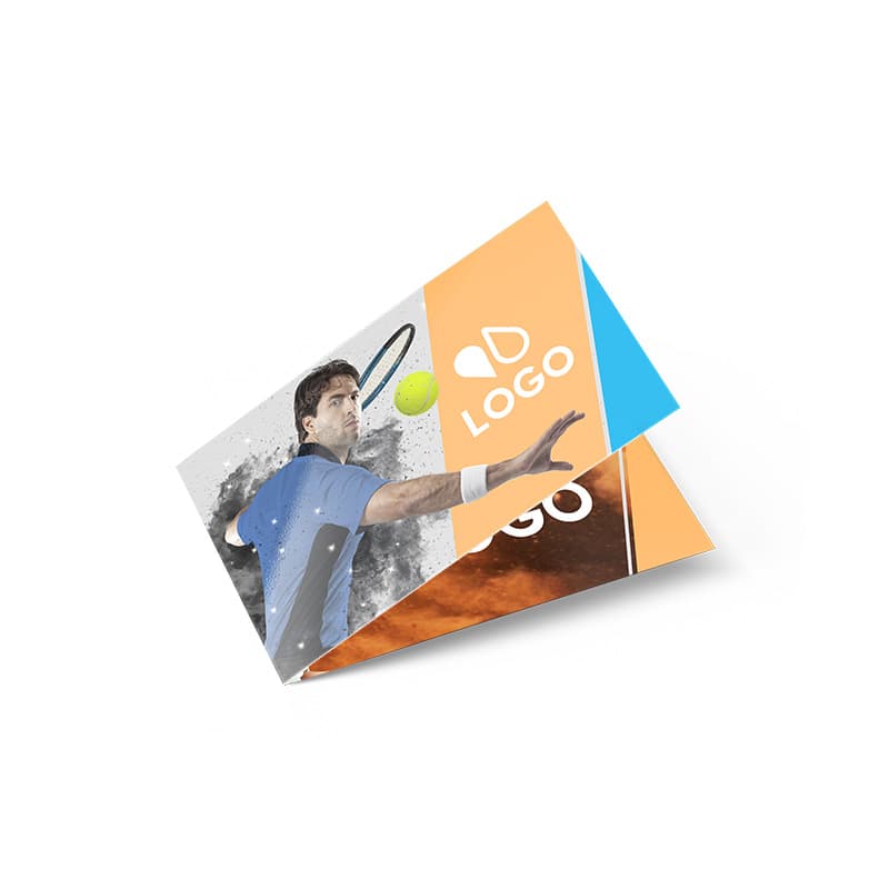 500.00000 Cartes De Visite Personnalisées | Carte Pliable Double 8.5 x 5.5 cm - Easyflyer